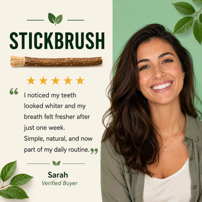 StickBrush - Natural Miswak Toothbrush Stick